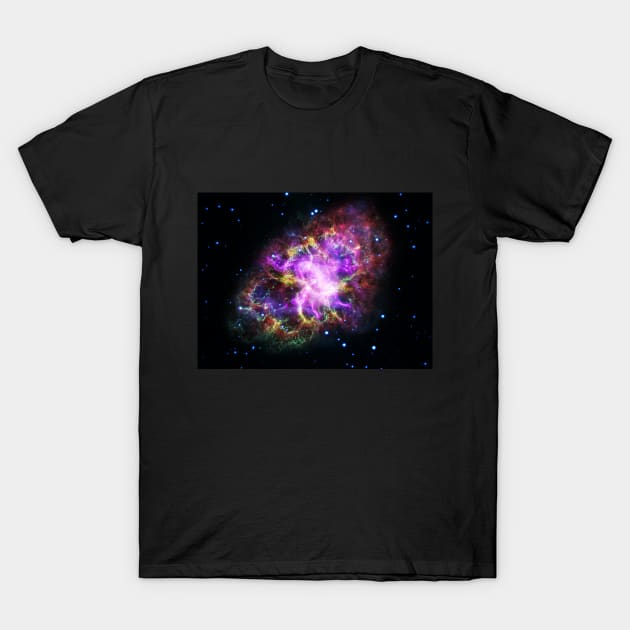 Crab Nebula Composite T-Shirt by RockettGraph1cs